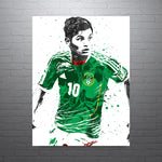 Jesus Corona Mexico Soccer Futbol Art Poster