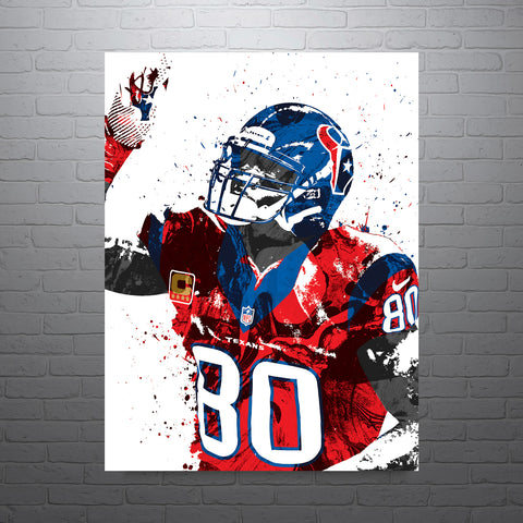 Andre Johnson Houston Texans Football Art Poster