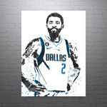 Kyrie Irving Dallas Mavericks Basketball Art Poster