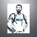 Kyrie Irving Dallas Mavericks Basketball Art Poster