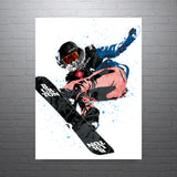 Chloe Kim Olympics Art Poster