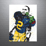 Charles Woodson Michigan Wolverines NCAA College Art Poster