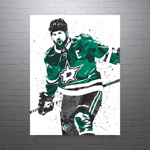 Jamie Benn Dallas Stars Hockey Art Poster