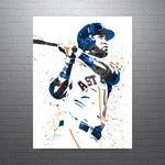 Yordan Alvarez Houston Astros Baseball Art Poster