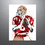 Steve Young San Francisco 49ers Football Art Poster