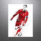 Cristiano Ronaldo Portugal Soccer Futbol Art Poster