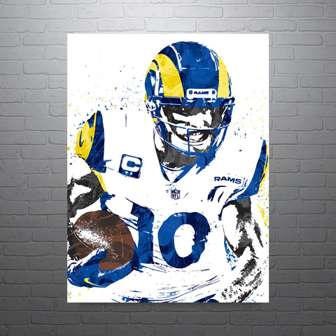 Cooper Kupp Los Angeles Rams Football Art Poster