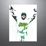 Rickey Henderson Las Vegas Athletics Baseball Art Poster