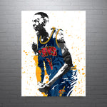 LeBron James Cleveland Cavaliers Basketball Art Poster