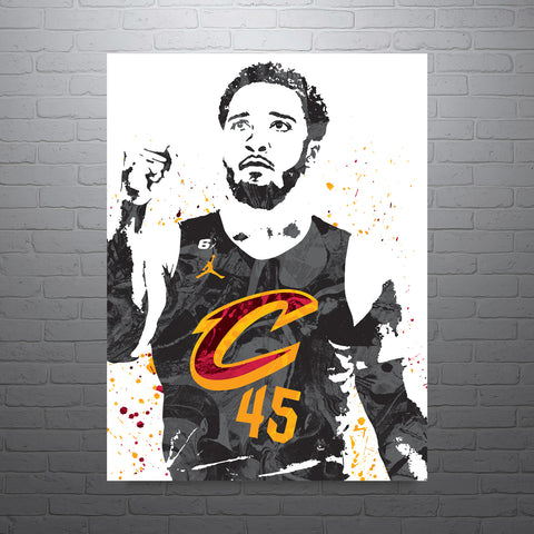 Donovan Mitchell Cleveland Cavaliers Basketball Art Poster