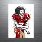 Colin Kaepernick San Francisco 49ers Football Art Poster