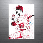 Chase Utley Philadelphia Phillies Baseball Art Poster