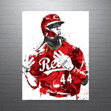 Elly De La Cruz Cincinnati Reds Baseball Art Poster