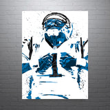 Cam Newton Carolina Panthers Football Art Poster