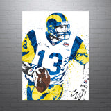 Kurt Warner Los Angeles Rams Football Art Poster