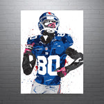 Victor Cruz New York Giants Football Art Poster