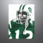 Joe Namath New York Jets Football Art Poster