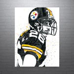 Rod Woodson Pittsburgh Steelers Football Art Poster