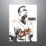 Cal Ripken Jr Baltimore Orioles Baseball Art Poster