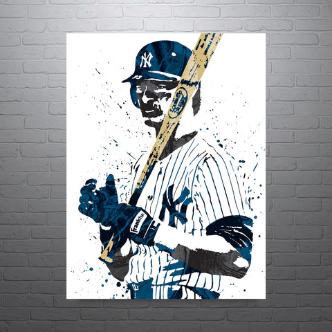 Don Mattingly New York Yankees Baseball Art Poster