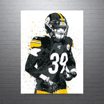 Minkah Fitzpatrick Pittsburgh Steelers Football Art Poster