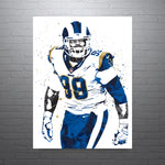 Aaron Donald Los Angeles Rams Football Art Poster