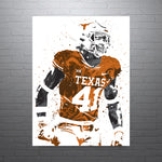 Jaylan Ford Texas Longhorns NCAA College Art Poster