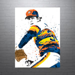 Nolan Ryan Houston Astros Baseball Art Poster