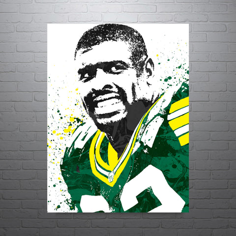 Reggie White Green Bay Packers Football Art Poster