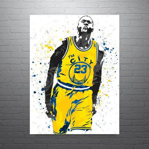 Draymond Green Golden State Warriors Basketball Art Poster