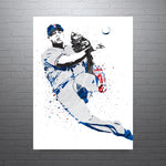 Adrian Beltre Texas Rangers Baseball Art Poster