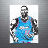 Bam Adebayo Miami Heat Basketball Art Poster