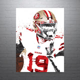 Deebo Samuel San Francisco 49ers Football Art Poster