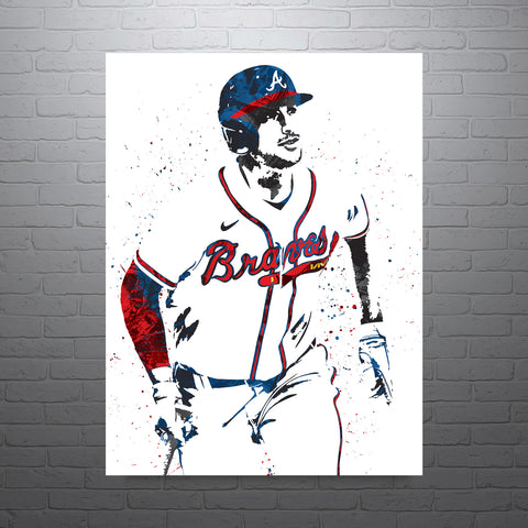 Matt Olson Atlanta Braves Baseball Art Poster