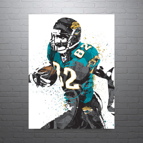 Jimmy Smith Jacksonville Jaguars Football Art Poster