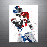 Plaxico Burress New York Giants Football Art Poster