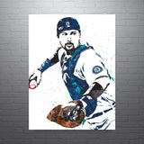 Cal Raleigh Seattle Mariners Baseball Art Poster