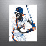 Darryl Strawberry New York Mets Baseball Art Poster