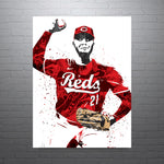 Hunter Greene Cincinnati Reds Baseball Art Poster