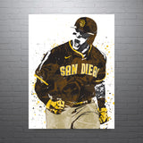 Manny Machado San Diego Padres Baseball Art Poster