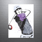 Rory McIlroy Golf Art Poster