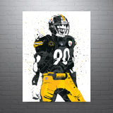 TJ Watt Pittsburgh Steelers Football Art Poster