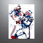 David Tyree New York Giants Football Art Poster