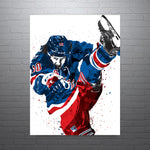 Artemi Panarin New York Rangers Hockey Art Poster