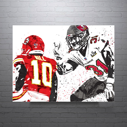 Antoine Winfield Jr Tampa Bay Bucs Football Art Poster