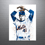 Tom Seaver New York Mets Baseball Art Poster