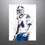 Stefon Diggs Buffalo Bills Football Art Poster