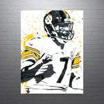 Ben Roethlisberger Pittsburgh Steelers Football Art Poster