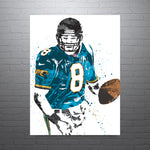 Mark Brunell Jacksonville Jaguars Football Art Poster