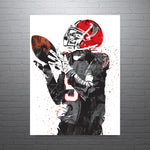 Drake London Atlanta Falcons Football Art Poster